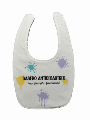 Babero "Babero antidesastres (no siempre funciona)"