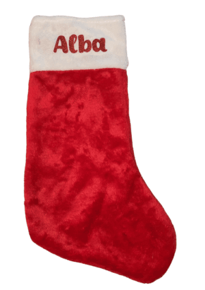 Calcetín navideño personalizado